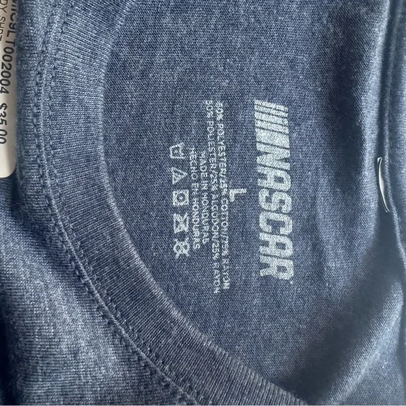 NASCAR Michigan International Speedway Women’s Blue Graphic Tee Size L NWT - Picture 7 of 8